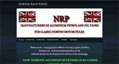 Desktop Screenshot of nortonraceparts.com
